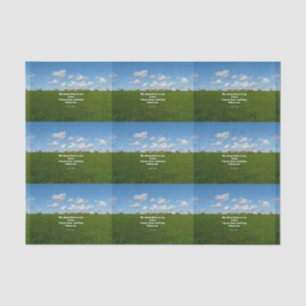 Bible verse, John 10:27, My sheep... Tissue Paper