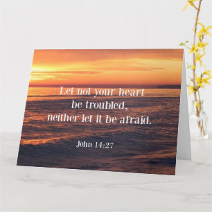 Bible verse, John 14 27 Card