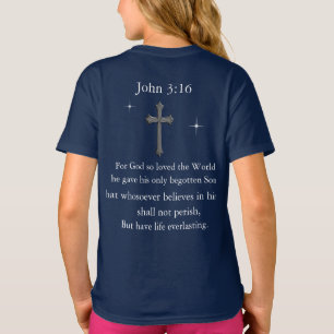 Bible Verse John 3:16 T-Shirt