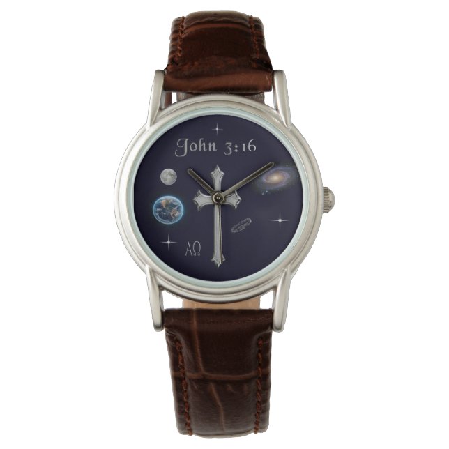 Bible Verse John 3:16 Watch (Front)