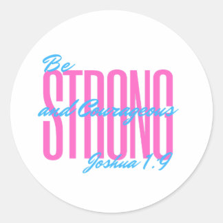 Bible Verse - Joshua 1:9 - Stickers & Étiquettes