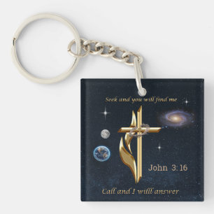 Bible verse keychain