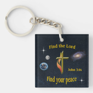 Bible verse keychain