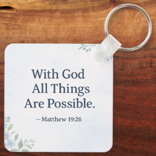 Bible Verse Keychain
