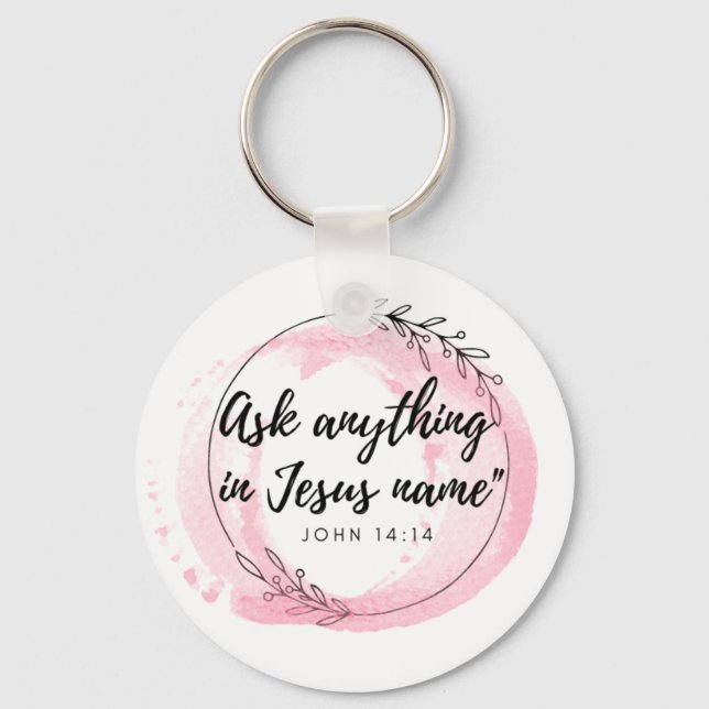 Bible Verse_KeyChain Keychain (Front)