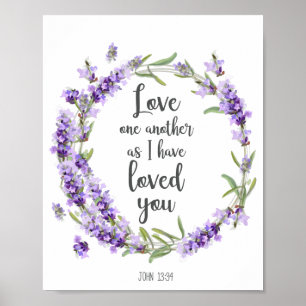 Bible Verse Love One Another Home Decor