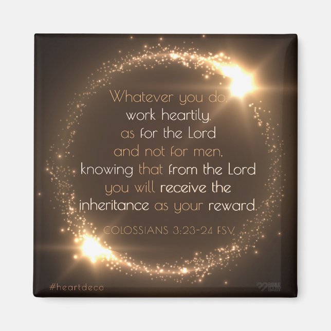 Bible Verse Magnet - Colossiens (Devant)