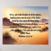 Bible Verse Modèle, Value Poster Paper (Matte)