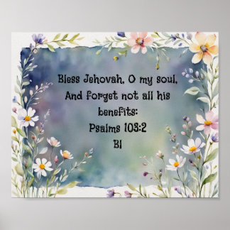 Bible Verse Modèle, Value Poster Paper (Matte)
