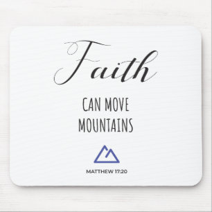 Bible verse on faith mouse pad