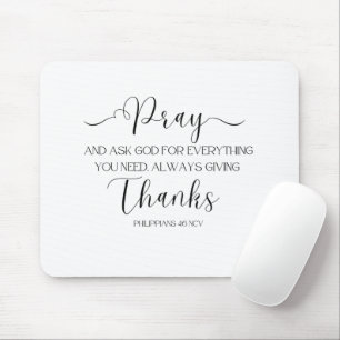 Bible Verse on Mouse Pad