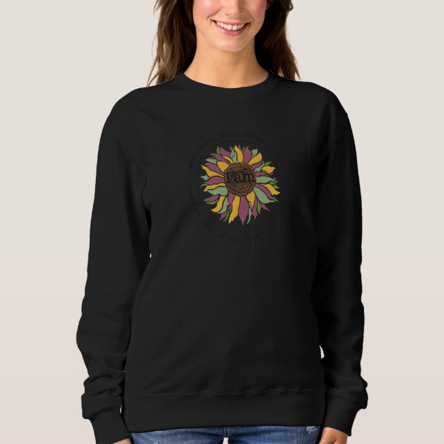 Bible Verse On Sunflower Sweatshirt (Front)