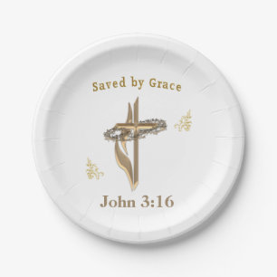 Bible verse paper plate