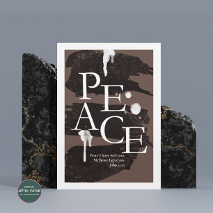 Bible Verse - PEACE I Leave With You - John 14:27 Poster