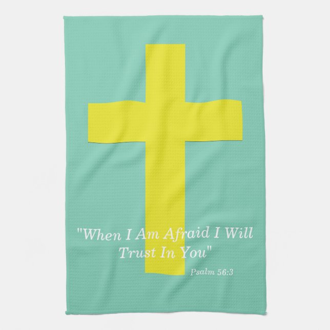 Bible Verse Personalized Kitchen Towel (Vertical)