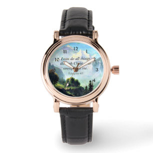 Bible verse, Phil 4:13, I can do all things... Wat Watch