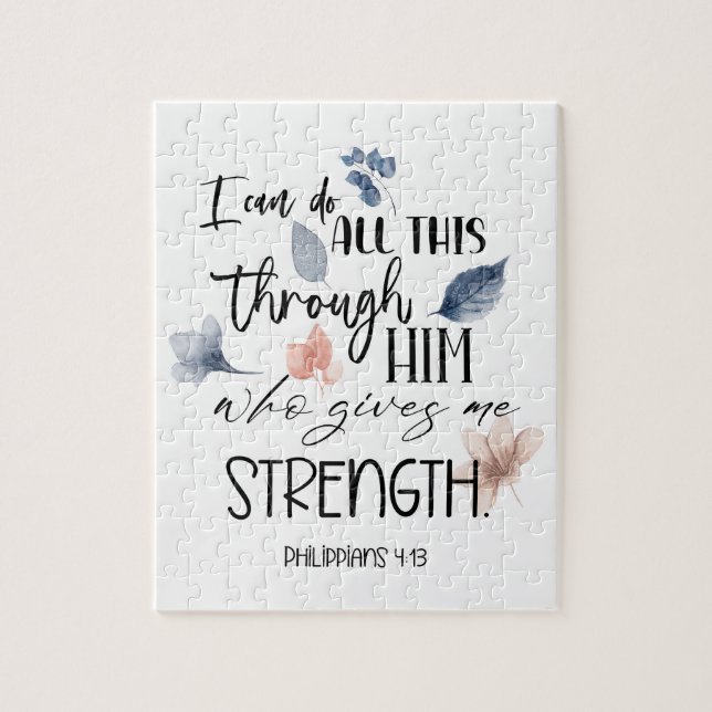 Bible verse Philippiens Puzzle (Vertical)