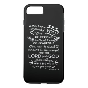 Bible Verse Phone Case Joshua 1:9