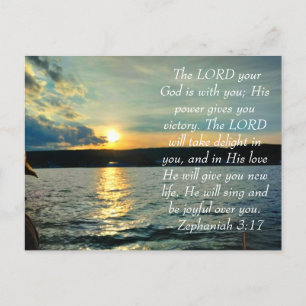 Bible verse postcard