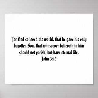 Bible Verse Poster Print Template To Personalize