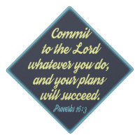 Bible Verse - Proverbs 16:3 Inspiring Graduation