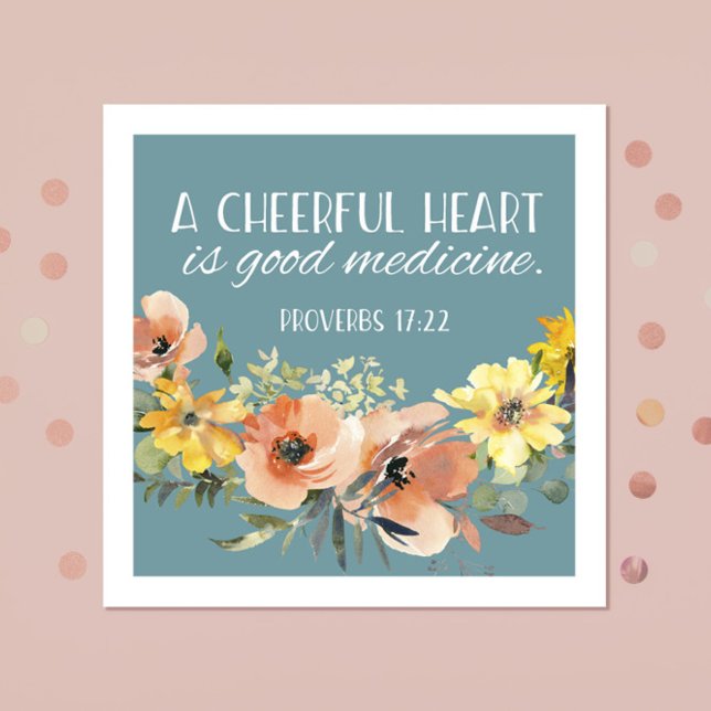 Bible verse Proverbs Paper  Napkin (Creator Uploaded)