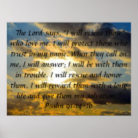 bible verse psalm 91:14-16