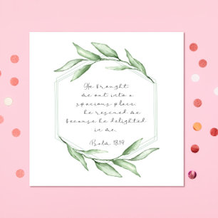 Bible verse Psalm Paper Napkins