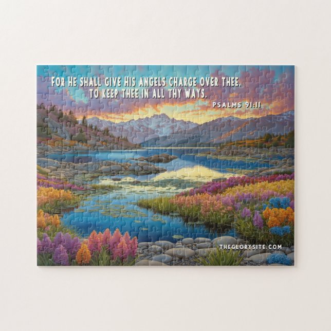 Bible Verse Psalms Jigsaw Puzzle (Horizontal)