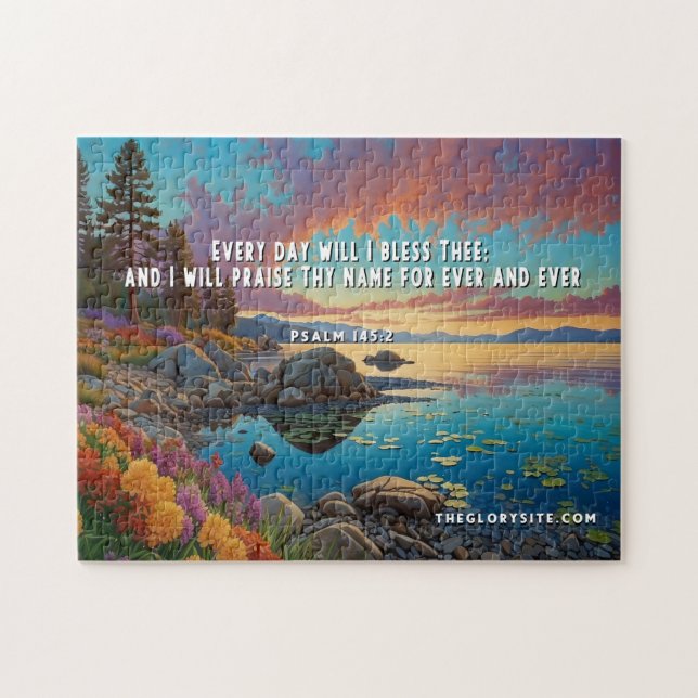 Bible Verse Psalms Jigsaw Puzzle (Horizontal)