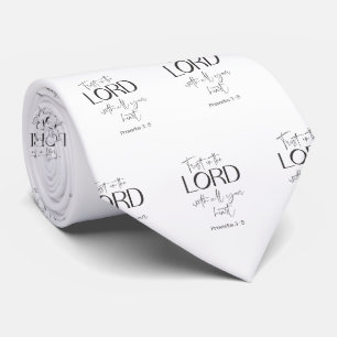 Bible Verse religious events Neck Tie