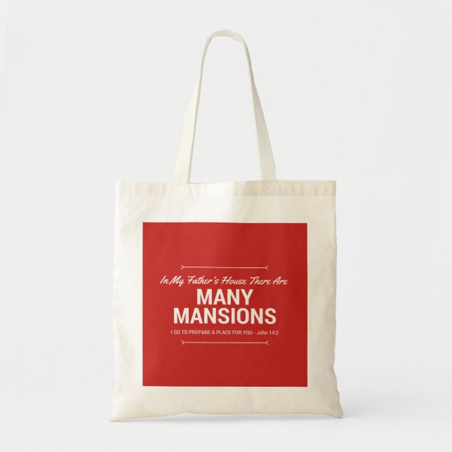 Bible Verse Religious Saying Tote Bag (Front)