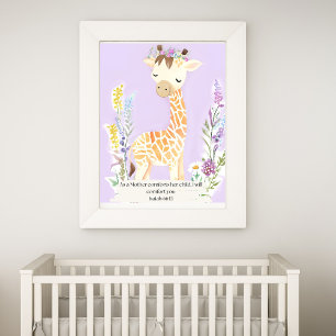 Bible Verse Safari Nursery Photo Print