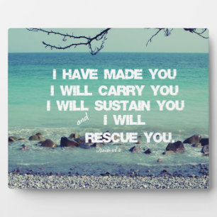 Bible Verse Scripture Plaque