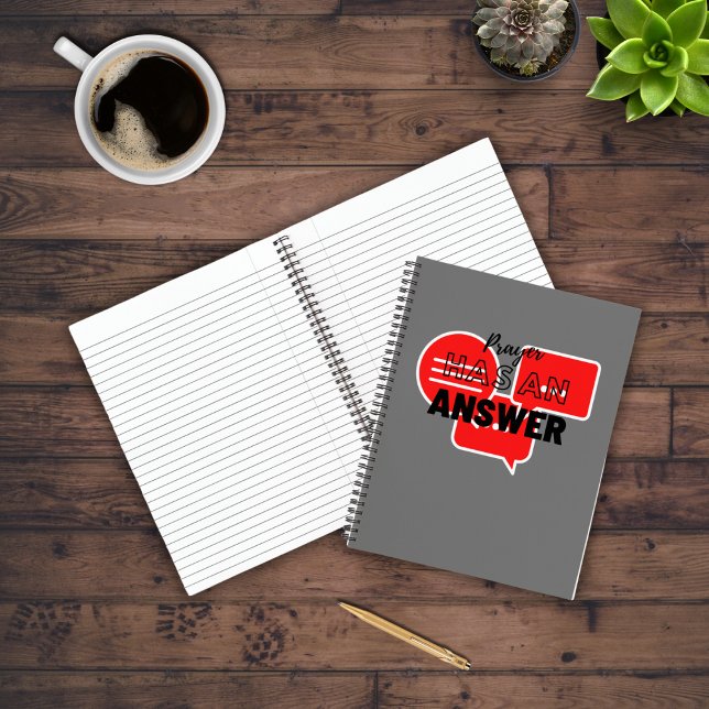 Bible Verse Scripture with Black Words Notebook (Creator Uploaded)