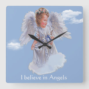 Bible Verse Square Wall Clock