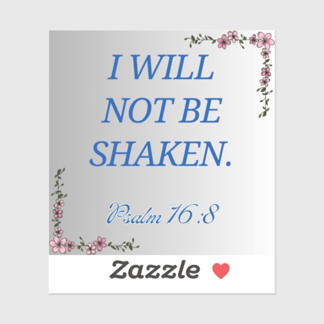 Bible verse sticker- Proverbs 16:8  (Sheet)