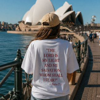 Bible verse T-Shirt Psalm 27:1