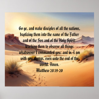 Bible Verse Template, Value Poster Paper (Matte)
