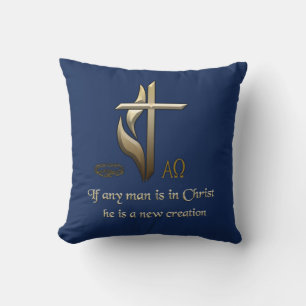 Bible verse throw pillow