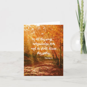 Bible Verse with Have a Blessed Day Christian Card