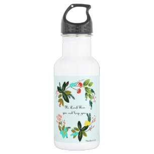 Bible Verses Art - Numbers 6:24 532 Ml Water Bottle