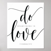 Bible Verses -  do everything in love