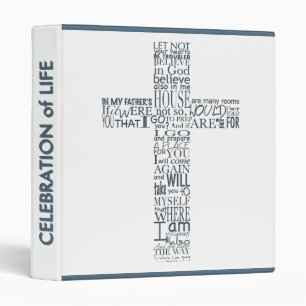 Bible Verses from John 14 - Custom Guest Book 7 Binder