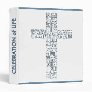 Bible Verses from John 14 Custom Guest Book 8 Binder