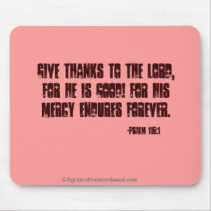 Bible Verses God's Word Mouse Pad