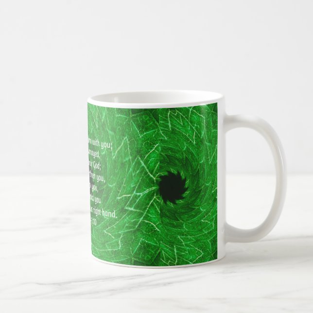 Bible Verses Inspirational Quote Isaiah 41:10 Coffee Mug (Right)
