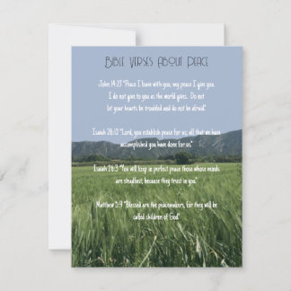 Bible Verses On Peace Invitation
