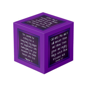 Bible Verses on Prayer Cube