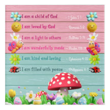 Bible Verses Positive Affirmations Acrylic Print